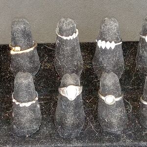 10 Assorted Vintage Womens Rings